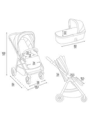 Silla infantil multifuncional MoMi GISELLE
