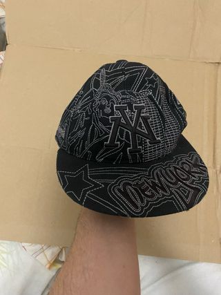Gorra NY Negra y Blanca 