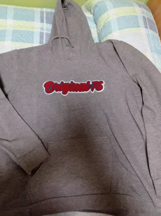 Sudadera gris con logo Original 76
