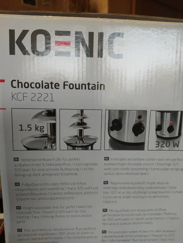 Fontana di cioccolato KCF 2221