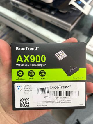 Adaptador WiFi 6 Mini USB BrosTrend AX900