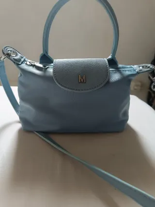 Bolso azul lona