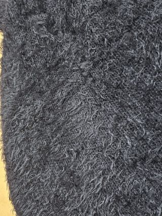 Poncho mujer negro