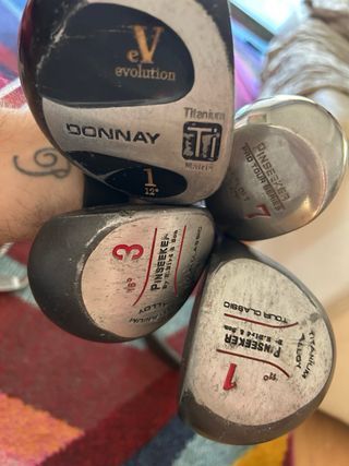 Conjunto tacos de golf com saco