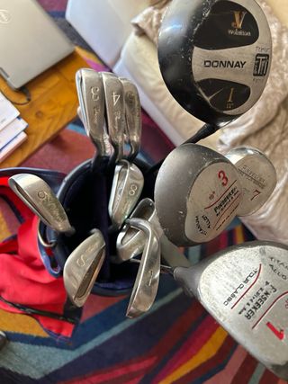 Conjunto tacos de golf com saco