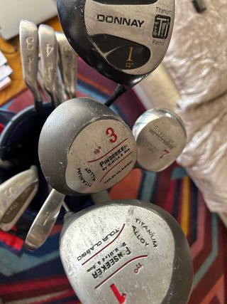 Conjunto tacos de golf com saco