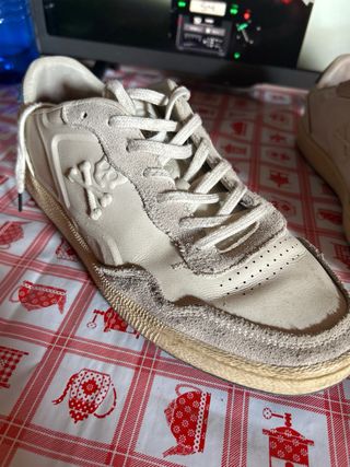 Zapatillas Scalpers Beige/Blanco Hombre
