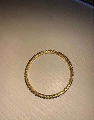 Bracciale rigido blu e oro