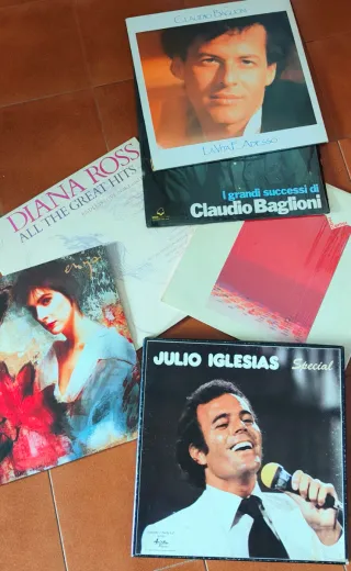 Lotto Vinili LP - Claudio Baglioni, Diana Ross, Ju