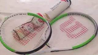 Raquetas de tenis Wilson y Tecnifibre