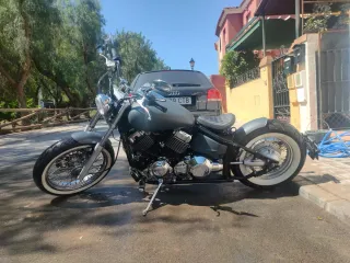 Yamaha Drag Star Custom Gris