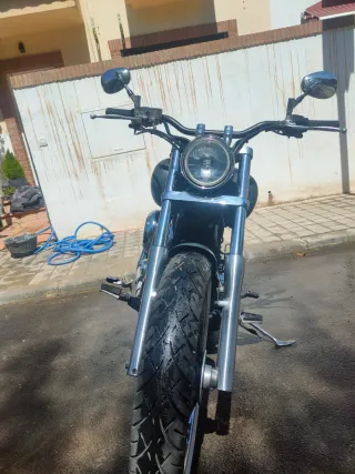 Yamaha Drag Star Custom Gris