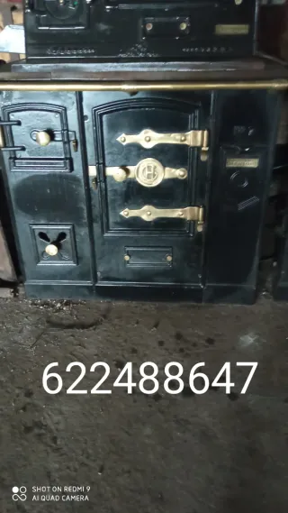 Cocina de leña y carbón antigua