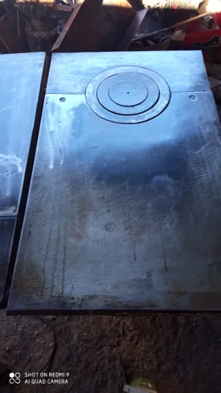 Cocina de leña y carbón antigua