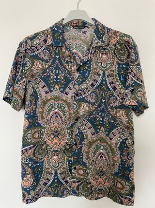 Camisa Shein Estampado Paisley