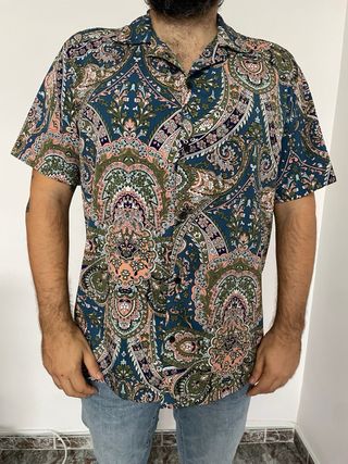 Camisa Shein Estampado Paisley