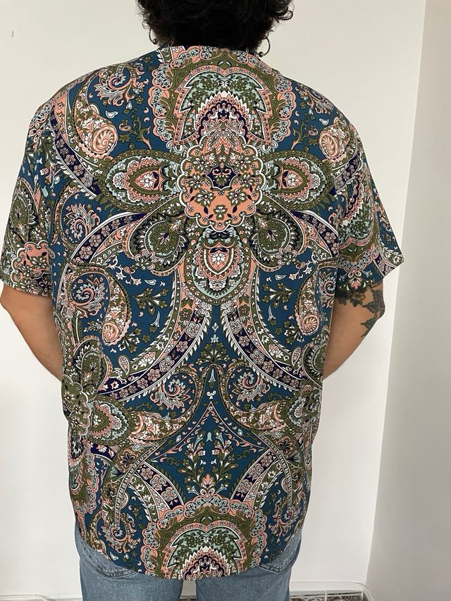 Camisa Shein Estampado Paisley