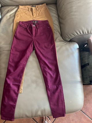 2x Pantalones Lee Slim Fit Skinny Leg