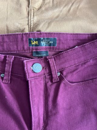 2x Pantalones Lee Slim Fit Skinny Leg