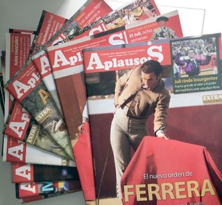 Colección mítica revistas taurinas APLAUSOS 2013
