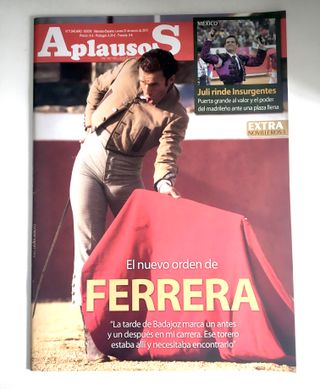 Colección mítica revistas taurinas APLAUSOS 2013