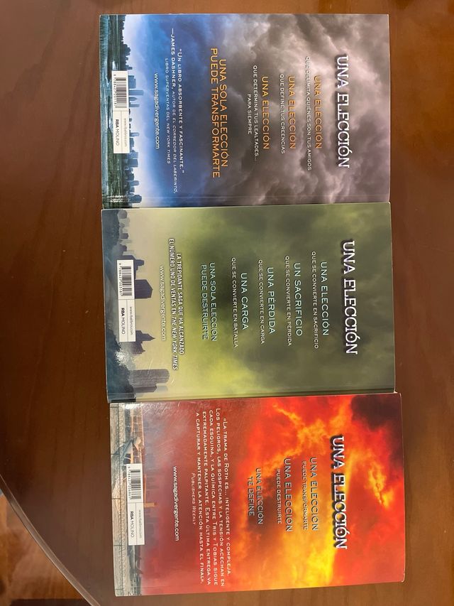 Libros saga Divergente