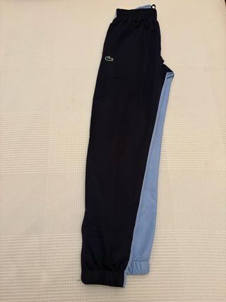 Chándal Lacoste Negro y Azul