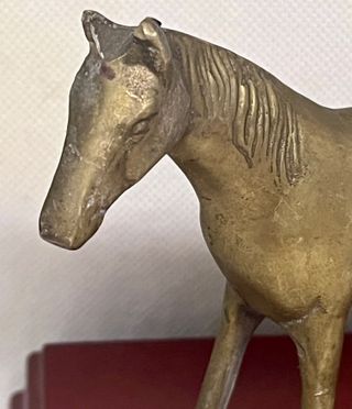 Figura de Bronce Caballo Antigua