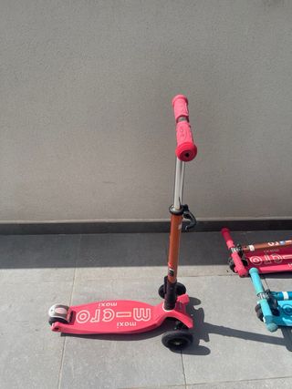 Patinete Micro Maxi Plegable Rosa 