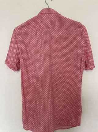 Camisa estampada manga corta