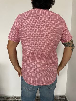 Camisa estampada manga corta