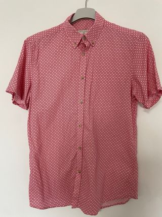 Camisa estampada manga corta