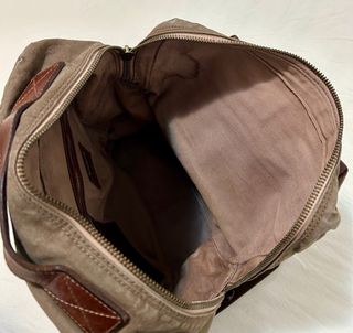 Zaino Campomaggi in canvas e pelle - Made in Italy