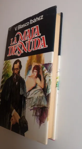 Libro    La maja desnuda, de V. Blasco Ibáñez