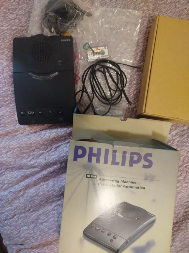 Contestador Automático Philips TD 9358 Negro