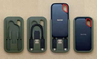 Funda para disco duro SSD Sandisk en 3D
