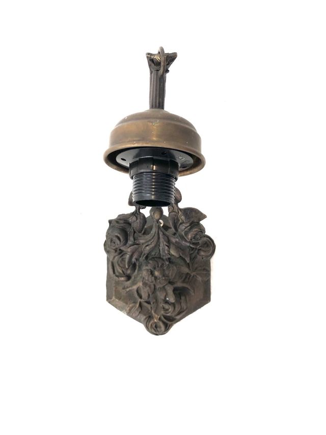 Apliques forja antiguos rosas.