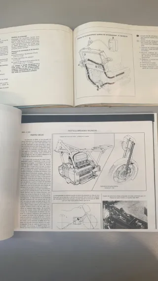 LIBRO TALLER BMW K100 EN ESPAÑOL+LIBRO INSTRUCCI.