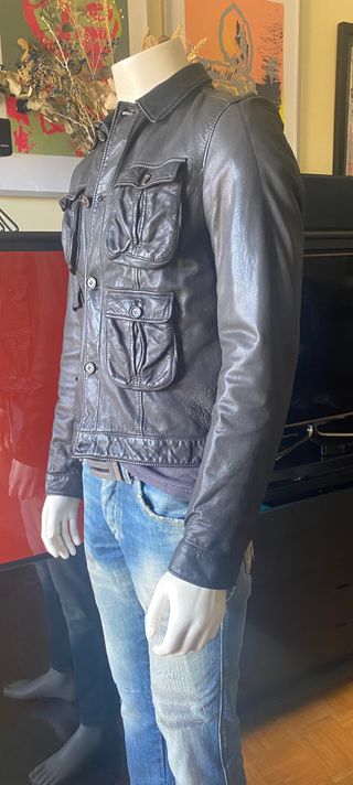 Cazadora Biker Neil Barrett Negra