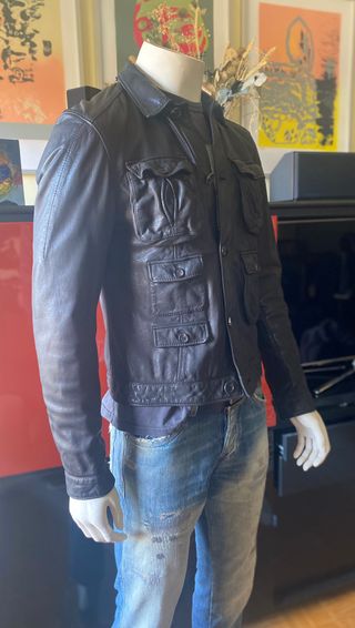 Cazadora Biker Neil Barrett Negra