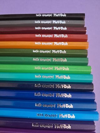 Lote Lápices Colores Play-Doh
