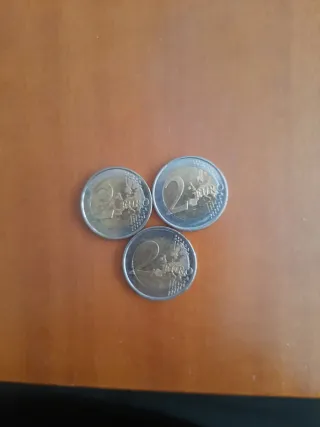Lote 3 monedas 2€ España