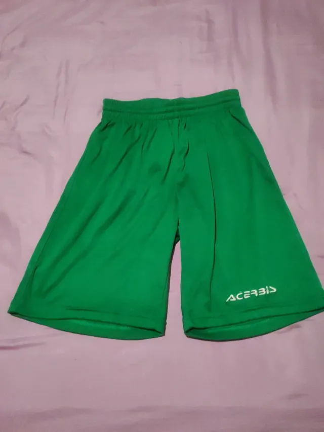 Pantalón corto deportivo verde Acerbis