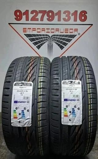 4UD 225 45 17 Y UNIROYAL RUEDA NUEVA YA MONTADA