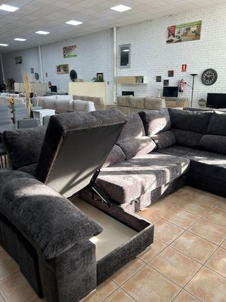 Sofá Rinconera 7 Plazas Antimanchas + Arcon NUEVO