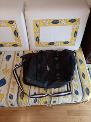 Bolsa de deporte Polo Ralph Lauren negra