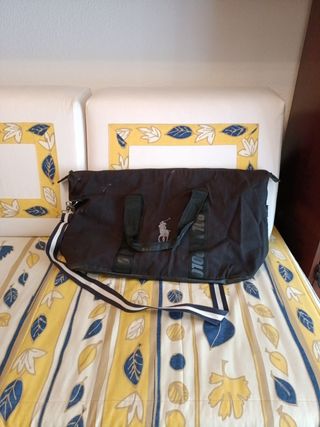 Bolsa de deporte Polo Ralph Lauren negra