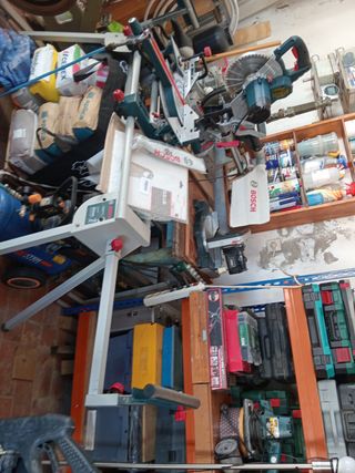 Ingletadora Bosch GTA 2600 Profesional accesorios 