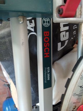 Ingletadora Bosch GTA 2600 Profesional accesorios 