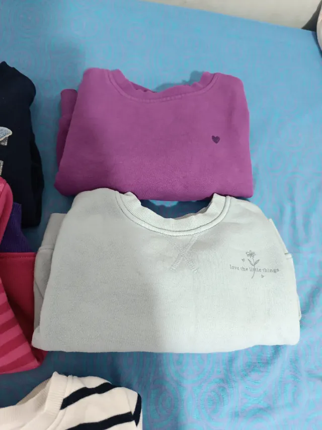 Lote 5 sudaderas infantiles